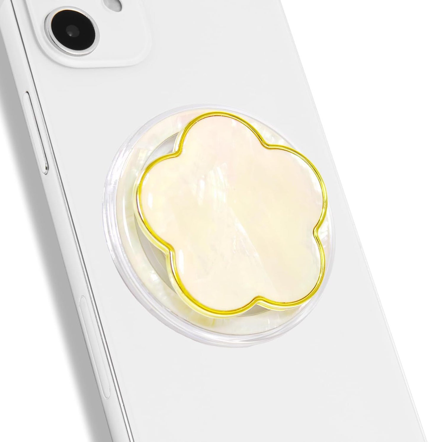Creamy Shell Luster PopGrip for MagSafe