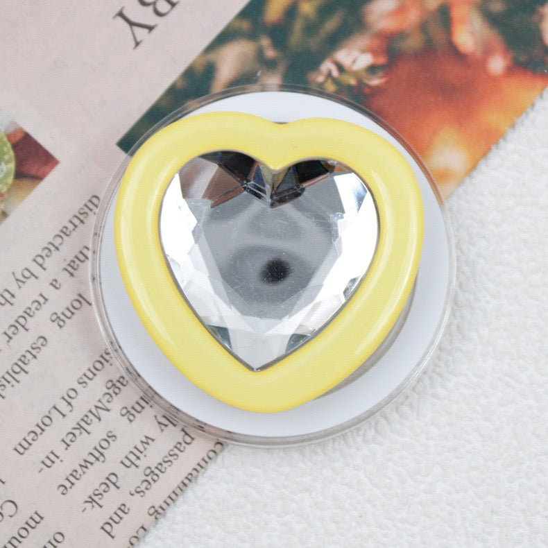 Bling Heart Magnetic Phone Grips