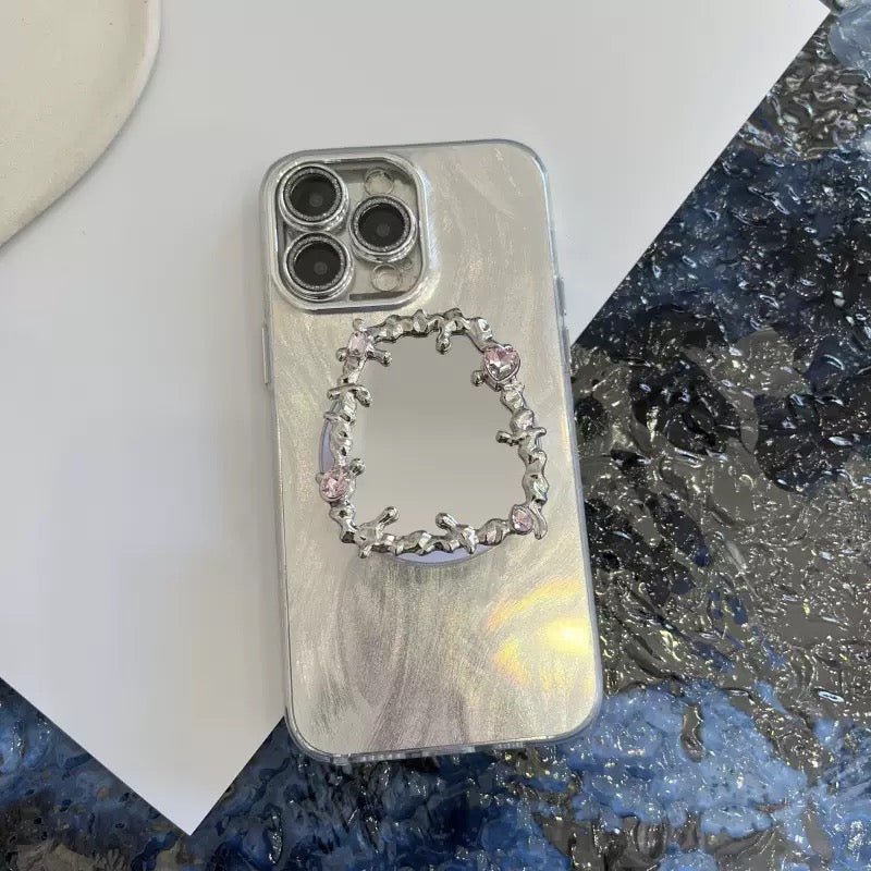 Irregular mirror PopGrip for MagSafe