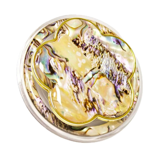 Amber Shell Luster PopGrip for MagSafe