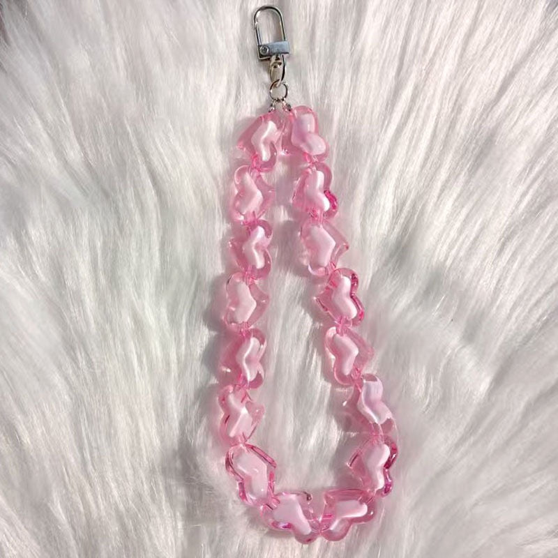 Cute Plastic Heart Phone Grips