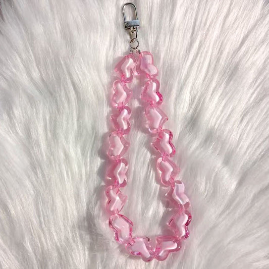 Cute Plastic Heart Phone Grips