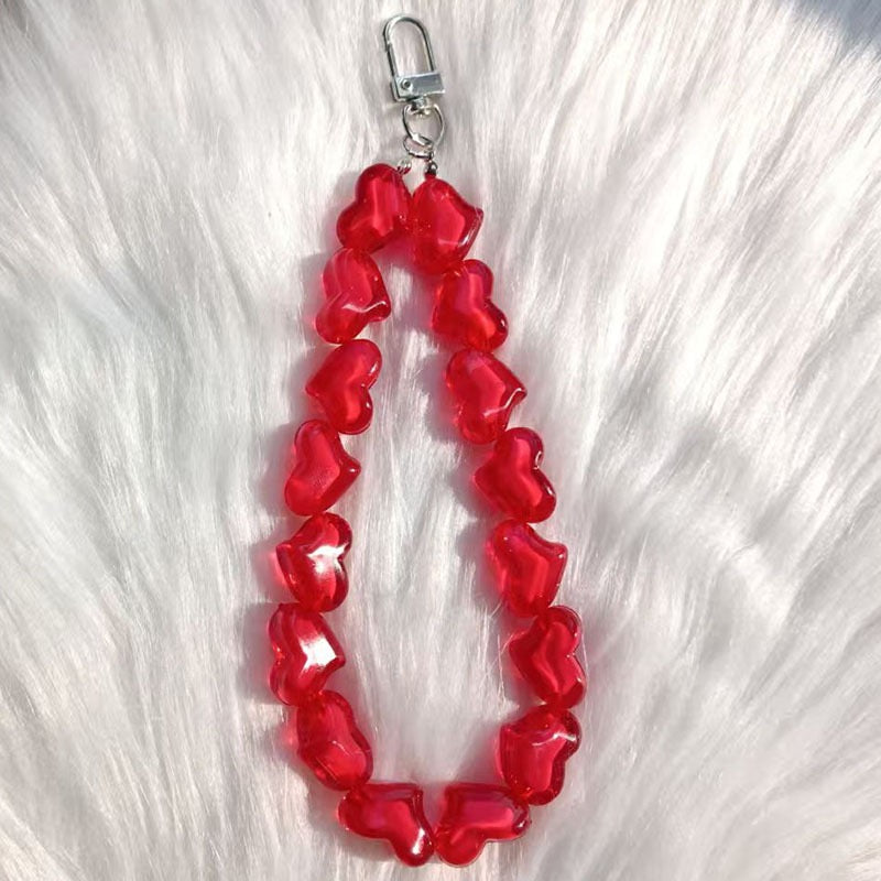 Cute Plastic Heart Phone Grips